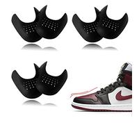 HONGECB Arrugas de Zapatos Antiarrugas, protectores de zapatillas, Prevenir Hendidura del Pliegue de Zapatos, Protector para Contra Las Arrugas de Los Zapatos, para mujeres 35-39 EU, 3 pares, Negro