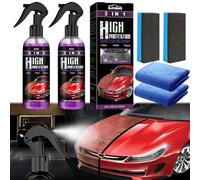 HONGECB High Protection 3 en 1 Spray Abrillantador para Coche, Reparación Arañazos Coche Spray, 3 in 1 Pulimento Coche, Spray Reparador Arañazos Coche, Spray de Quita Arañazos Coche, 2 Piezas