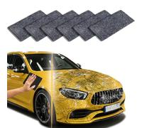 HONGECB Nano Sparkle Cloth, 6 Paños Nano Magic Cloth, Nanosparkle Paño Quita Ralladuras, Paño Reparador Arañazos Coche, para Reparar Rayones de Pintura y Manchas de Agua