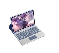 HongHeFu Accesorios, Detachable Keyboard Tablet Leather Case Suitable for Huawei Matepad SE 11 Inch-2024/2025(Touch Keyboard+Lavender Gray)