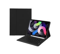 HongHeFu Accesorios, Tablet Protective Case with Keyboard and Mouse Set Suitable for iPad 11th Gen/10th Generation 10.9-Inch Universal(Round Touch Keyboard+Black)