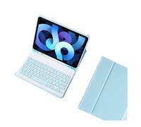 HongHeFu Accesorios, Tablet Protective Cover Keyboard Set with Pen Slot Suitable for iPad Mini 7 2024/mini6 2021-8.3 Inch Universal(Sky Blue+Sky Blue Keyboard)