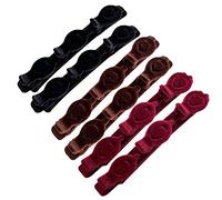 Hongjingda - Pinzas para el pelo de pato - flocado pato Bill pinzas para el pelo doble capa Twist plait clip | 6 piezas horquilla de pelo para niña para peinar flequillo