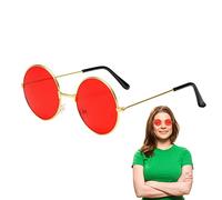 Hongjingda Sol Redondas para Hombre - Sol Redondas Retro con lentecolores pequeños - Sol Colores para Hombres y Mujeres regaloinvitados