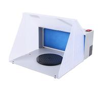 HongKKon Cabina de pintura, sistema de aspiración de aerógrafo, 220 V, 4 m³/min, volumen de aire de extracción, sistema de extracción con pies antideslizantes y cable enrollable, dispositivo de