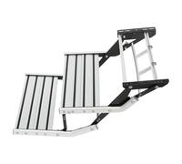 HongKKon Escalones manuales para autocaravanas, escalones plegables de aluminio, 55 x 88 x 44 cm, capacidad de carga de 200 kg, para caravanas, barcos, yates, caravanas