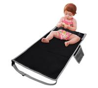 hongmo Reposapiés de Avión para Niños, Hamaca de Pie de Avión Extensión de Asiento Portátil para Niños, Cama de Viaje Portátil para Niños Accesorios de Viaje en Avión, 79 x 44 cm