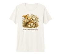 Hongo Divertido Que preferiría Buscar en Busca de Comida Camiseta Premium