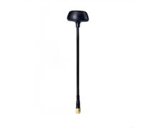 Hongo omnidireccional de 5,8 GHz para antena fpv, señal polarizada circular de alta ganancia de 2,6 dBi para carreras de vehículos aéreos, carcasa ABS resistente a la intemperie, negro, 16,5 x 3,5 cm