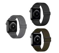 Hongoen 3 pulseras elásticas de nailon compatibles, Redmi Watch 5 activa, Xiaomi redmi watch 5, pulsera Redmi Watch 5 Lite para Xiaomi Redmi Watch5 active/5 Lite