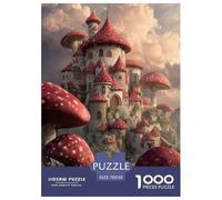 Hongos Castillo Puzzle Imposible,desafío para Adultos Interesante Entretenimiento Creativo 1000 Piezas Obra De Arte De Juego De para Adultos Y Niños 70x50cm/1000pcs