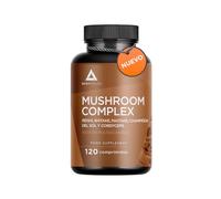 Hongos Complex- Memoria, Concentración, Menos Estrés- Reishi shitake y maitake+ Champiñon del Sol+ Cordyceps| 120 comprimidos- Hongos adaptógenos- Complejo Super Hongos con Polisacaridos- Bodyathlon