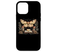 Hongos con libro de té de mariposa encantadora Carcasa para iPhone 12 mini