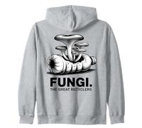 Hongos Los Recicladores Hongos Micología Ecología Sudadera con Capucha