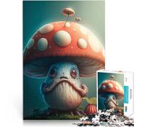 Hongos mágicos Puzzle de 1000 Piezas para Adultos Ayuda al Cerebro a ejercitar Juguetes adictivos para Cultivar la Paciencia. Decoración 38x26cm