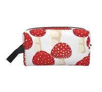 Hongos Rojos del agárico de Mosca, Bolsa de Maquillaje Bolsa de cosméticos Bolsa de artículos de tocador de Viaje portátil Organizador de Bolsa de Maquillaje