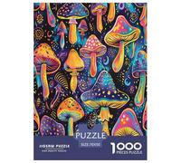 Hongos Rompecabezas Imposible,desafío para Adultos Juego EduGatoivo 1000 Piezas Obra De Arte De Juego De para Adultos Y Niños 70x50cm/1000pcs