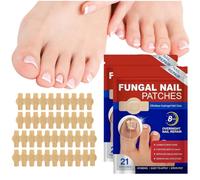 Hongos Uñas de Pies,42pcs Fungal Nail Patches,Urgo Uñas Dañadas Hongos,Parches para Tratamiento Hongos las Uñas,Parches Reparadores Uñas para Pies,Parches Correctores para Uñas Los Pies