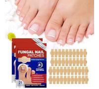 Hongos Uñas de Pies,42pcs Fungal Nail Patches,Urgo Uñas Dañadas Hongos,Parches para Tratamiento Hongos las Uñas,Parches Reparadores Uñas para Pies,Parches Correctores para Uñas Los Pies
