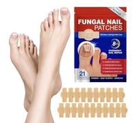 Hongos Uñas de Pies,Fungal Nail Patches,Urgo Uñas Dañadas Hongos,Parches para Tratamiento Hongos las Uñas,Parches Reparadores Uñas para Pies,Parches Correctores para Uñas Los Pies (21pc)