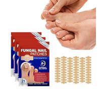 Hongos Uñas de Pies,Fungal Nail Patches,Urgo Uñas Dañadas Hongos,Parches para Tratamiento Hongos las Uñas,Parches Reparadores Uñas para Pies (63PCS)