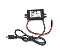 HONGREE DC 8-22V a DC 5V Step-Down Converter Buck Module 12V to 5V 3A 15W Mini USB Output Power Adapter (Mini USB)