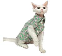 HONGSUO Ropa De Gato Sphynx Devon/Gato Sin Pelo, Camisa De Cerdito De Dibujos Animados De Verano, Bonita Y Cómoda,Camisa,XL+