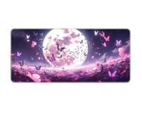HongXINGDd Alfombrilla extensa para ratón Grande con Borde Cosido, Base Antideslizante de Goma, Alfombrilla para Juegos Resilient XL Lavable para Oficina y hogar