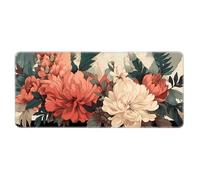 HongXINGDd Beautiful Flowers Large Gaming Mouse Pad XL Superficie Lisa con Bordes cosidos y Base Antideslizante Big Mousepad para Oficina, casa, Trabajo y Juegos