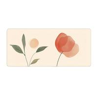 HongXINGDd Beautiful Flowers Large Gaming Mouse Pad XL Superficie Lisa con Bordes cosidos y Base Antideslizante Big Mousepad para Oficina, casa, Trabajo y Juegos