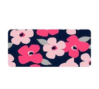 HongXINGDd Beautiful Flowers Large Gaming Mouse Pad XL Superficie Lisa con Bordes cosidos y Base Antideslizante Big Mousepad para Oficina, casa, Trabajo y Juegos