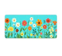 HongXINGDd Beautiful Flowers Large Gaming Mouse Pad XL Superficie Lisa con Bordes cosidos y Base Antideslizante Big Mousepad para Oficina, casa, Trabajo y Juegos