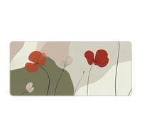 HongXINGDd Beautiful Flowers Large Gaming Mouse Pad XL Superficie Lisa con Bordes cosidos y Base Antideslizante Big Mousepad para Oficina, casa, Trabajo y Juegos