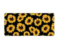 HongXINGDd Beautiful Flowers Large Gaming Mouse Pad XL Superficie Lisa con Bordes cosidos y Base Antideslizante Big Mousepad para Oficina, casa, Trabajo y Juegos