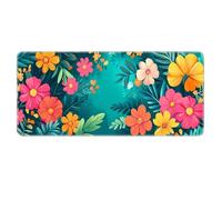 HongXINGDd Beautiful Flowers Large Gaming Mouse Pad XL Superficie Lisa con Bordes cosidos y Base Antideslizante Big Mousepad para Oficina, casa, Trabajo y Juegos