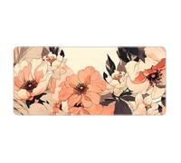 HongXINGDd Beautiful Flowers Large Gaming Mouse Pad XL Superficie Lisa con Bordes cosidos y Base Antideslizante Big Mousepad para Oficina, casa, Trabajo y Juegos
