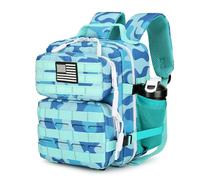 HongXingHai Mini mochila táctica de 9 L para hombres y mujeres, mochila táctica pequeña para senderismo, bolsa táctica pequeña, paquete de fitness, Cp azul, 9L US, Mochilas Daypack