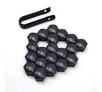 HONGYANFA 20 Piezas Tapas para Tuercas de Rueda Coche para Mercedes Benz C-Klasse T-Modell S204 I 2007-2014, Tapones Tornillos Ruedas de Neumático Hexagonal Exterior Accesorios,19mm