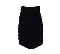 HONGYEMY Ropa para Perros Sweaters De Perros De Cachorros Ropa De Mascotas Tejidas Pequeños Perros Medios Medianos Invierno -Negro-s (1-2kg)