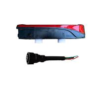 HONGYISM 2860827 2860829 24V E9 Emark para camión Scania R40 LED Luz trasera Luz de freno Modificación de faro de tractor eléctrico Faros traseros(1Pc RH with plug)