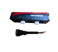 HONGYISM 2860827 2860829 24V E9 Emark para camión Scania R40 LED Luz trasera Luz de freno Modificación de faro de tractor eléctrico Faros traseros(1Pc LH with plug)