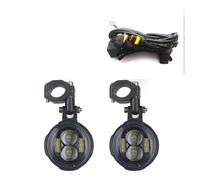 HONGYISM Faro Delantero Para Moto Lámpara LED Auxiliar Para Motocicleta Para MT07 Para MT09 Luces Antiniebla Para CRF1000L Para Moto(White with wire)
