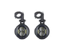 HONGYISM Faro Delantero Para Moto Lámpara LED Auxiliar Para Motocicleta Para MT07 Para MT09 Luces Antiniebla Para CRF1000L Para Moto(2pcs white light)