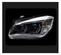 HONGYISM Faro Principal 1 Par Accesorios Automotrices Lámpara Cabeza Para X1 E84 2011-2015 AngelEye DRL Hid Bi Xenon LED Lente Proyector Faro Faros Delanteros(RHD For Halogen)