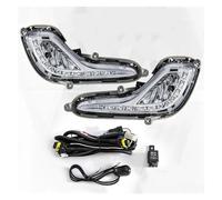 HONGYISM Faro Principal Parachoques Delantero 12V Faros Antiniebla Lente Transparente Luz LED Conducción Diurna Resistente Al Agua Para Hyundai Para Accent 2012-2017 Faros Delanteros