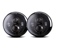 HONGYISM Faros Faro LED DRL 45w 4x4 7 Pulgadas Para Nissan Para Patrol Y60 Para Safari Para BENZ-G55 Faros Delanteros Redondos Halo Con/sin Señal Giro Ámbar
