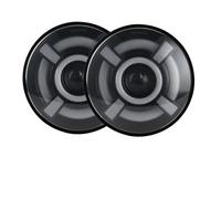 HONGYISM Faros Para Jeep Para Wrangler JK TJ | Faro Led Redondo H4 Para Coche De Moto 1/2 Pieza 7 Pulgadas Con Señal Giro Ámbar(2 Piece black)