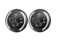 HONGYISM Faros Para Nissan Para Patrol Y60 Para Safari Para BENZ-G55 | Faro LED DRL 45w 4x4 Faros Delanteros Redondos 7 Pulgadas Faro LED 7 Pulgadas(2 Piece half halo)