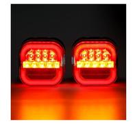 HONGYISM Juego Pilotos Traseros Kit Luces Traseras Magnéticas Inalámbricas LED Para Remolque Con Enchufe 7 Pines, Impermeables, Sin Cables, Para Camión, Furgoneta