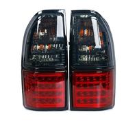 HONGYISM Lámpara Trasera Coche Luz LED Trasera Para Coche, Señal Giro, Advertencia, Parada, Antiniebla Para Toyota Prado Para Cruiser 90, 1997 1998 1999 2000 2001 2002(Gray Red)